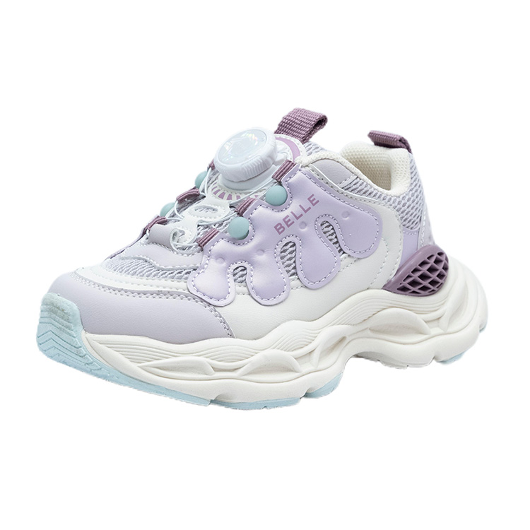 

Прочные, легкие, амортизирующие, низкие детские кроссовки для бега BELLE, фиолетовый