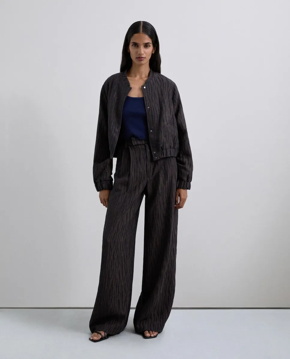 

Женские широкие брюки прямого кроя с двойной передней складкой Scalpers, мультиколор