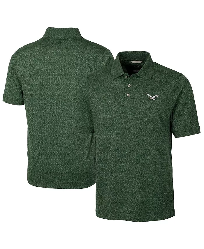 

Мужская поло Philadelphia Eagles Advantage Tri-Blend Space Dye Cutter & Buck, зеленый