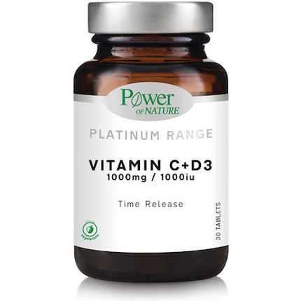 

Classics Platinum Range Витамин C D3 1000 мг - 30 капсул Power Health