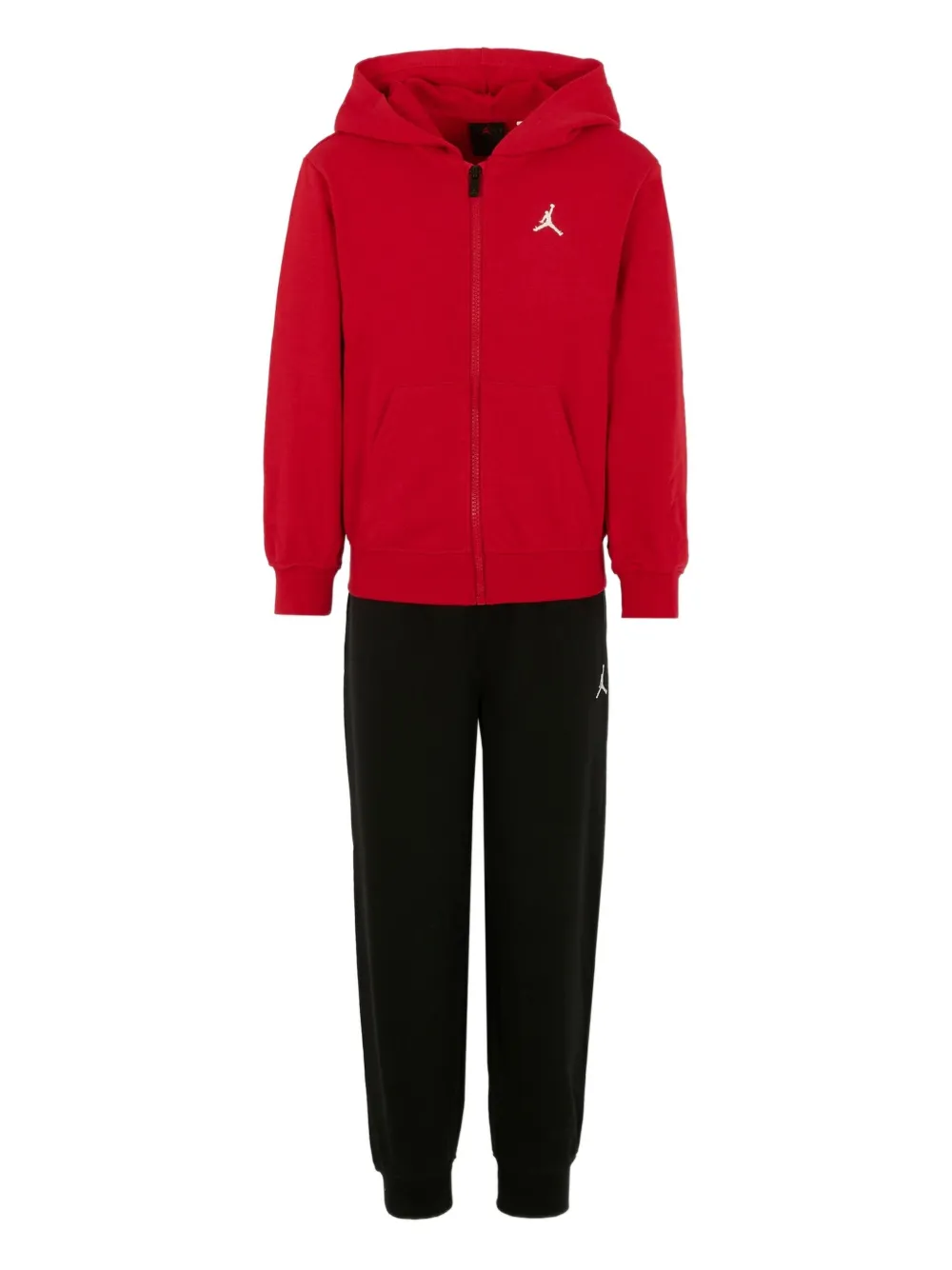 

Спортивный костюм с капюшоном на молнии Jordan Kids, черный
