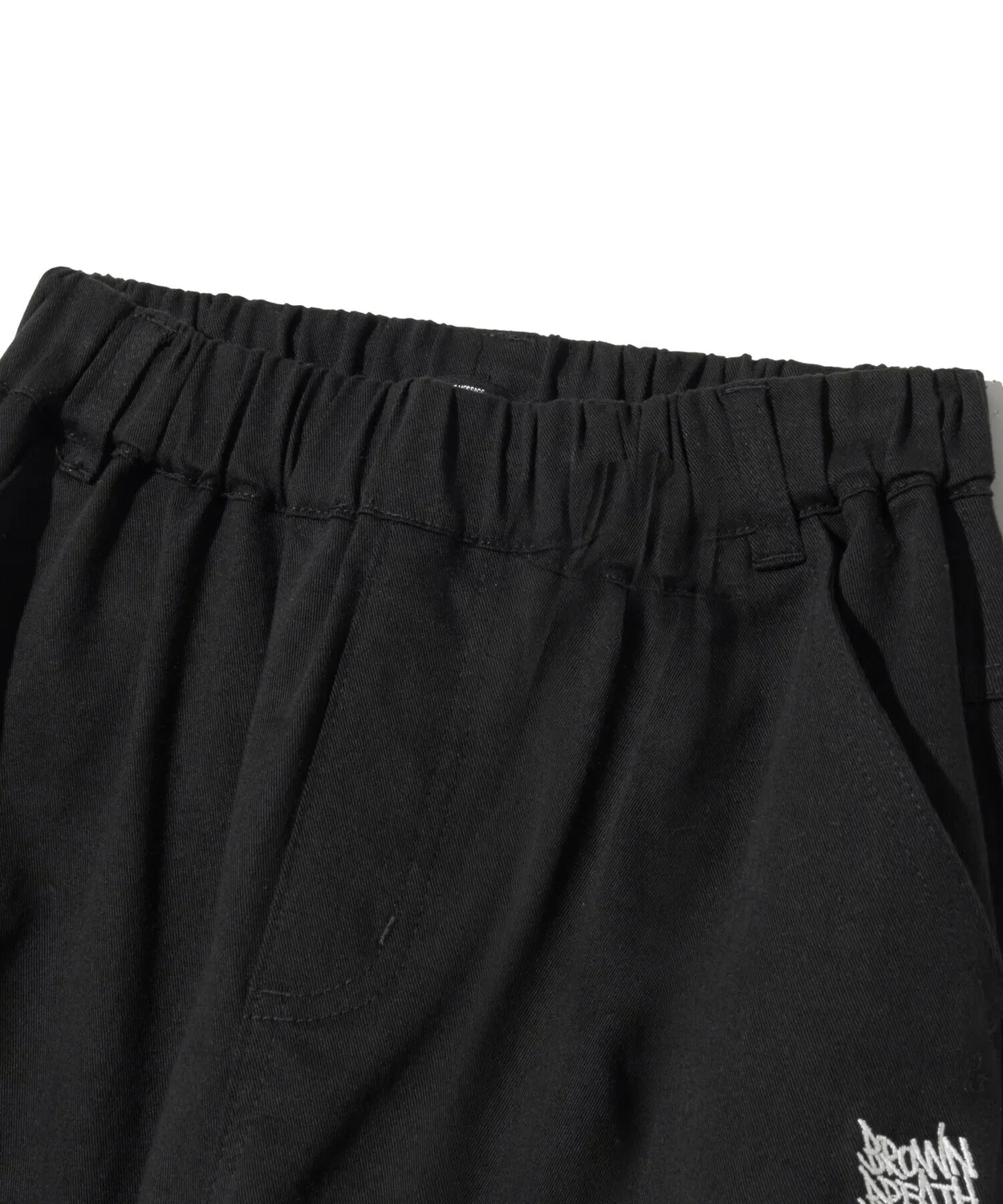 Детские чиносы с двойными коленями чёрные от Brownbreath Kids — фото 4