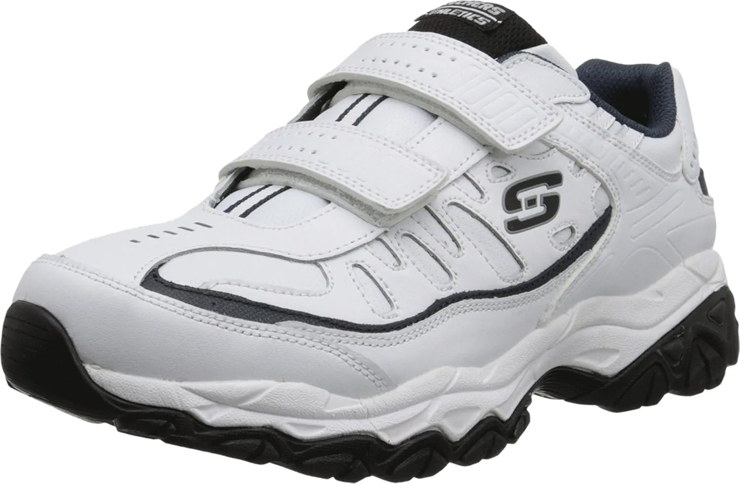Мужские кроссовки Skechers Afterburn M.fit-Fin, белый/темно-синий