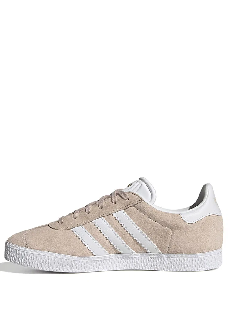 Кроссовки детские Gazelle, Adidas, белый/розовый — фото 4