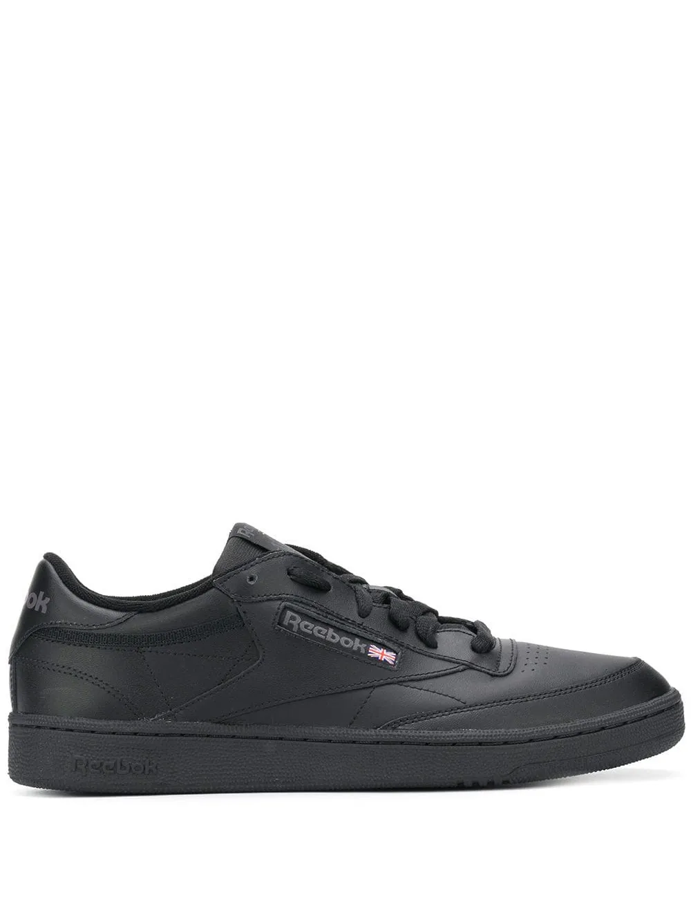 

Кроссовки на шнуровке 'Club C' REEBOK, черный