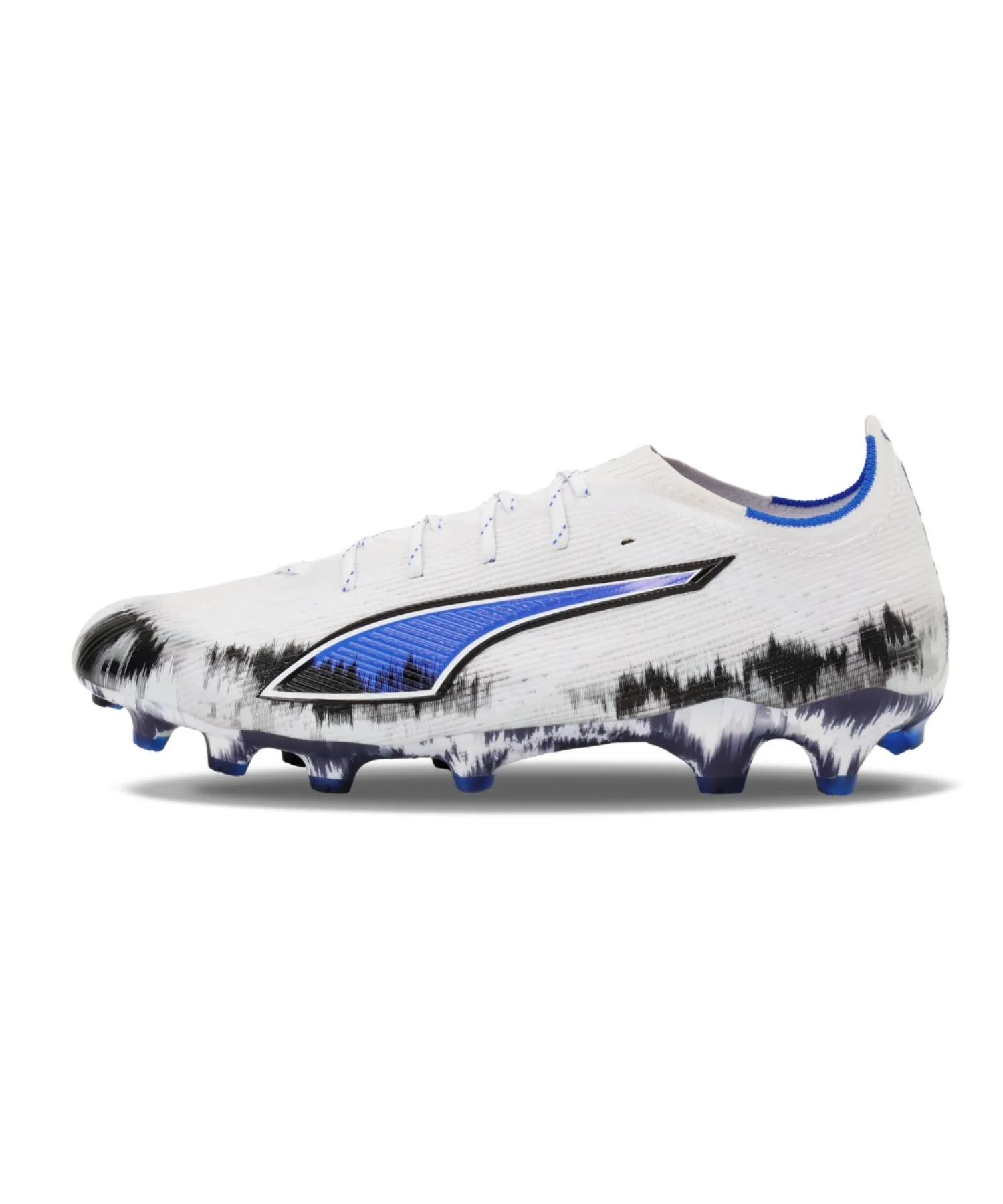 Мужские футбольные бутсы PUMA ULTRA 6 ULTIMATE JAPAN HG/AG бело-чёрные