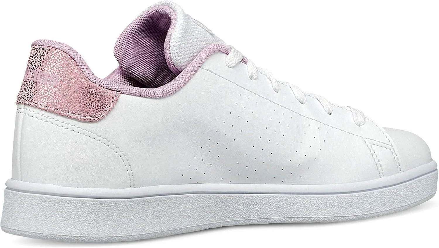 Кроссовки Adidas Unisex Baby Advantage I Slippers, White, EU — фото 4