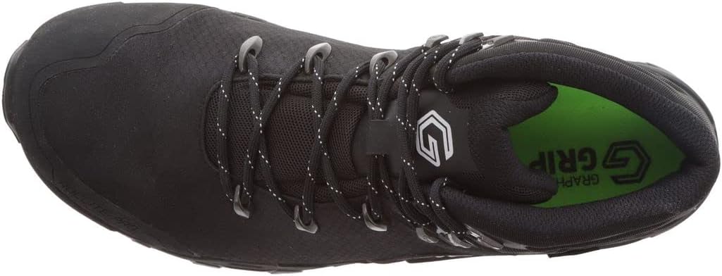 Мужские треккинговые ботинки Inov-8 Roclite Pro G 400 GTX V2 с амортизирующей пеной, удобные, прочные, водонепроницаемые, защитные, для походов на щиколотку Inov8, черный — фото 2