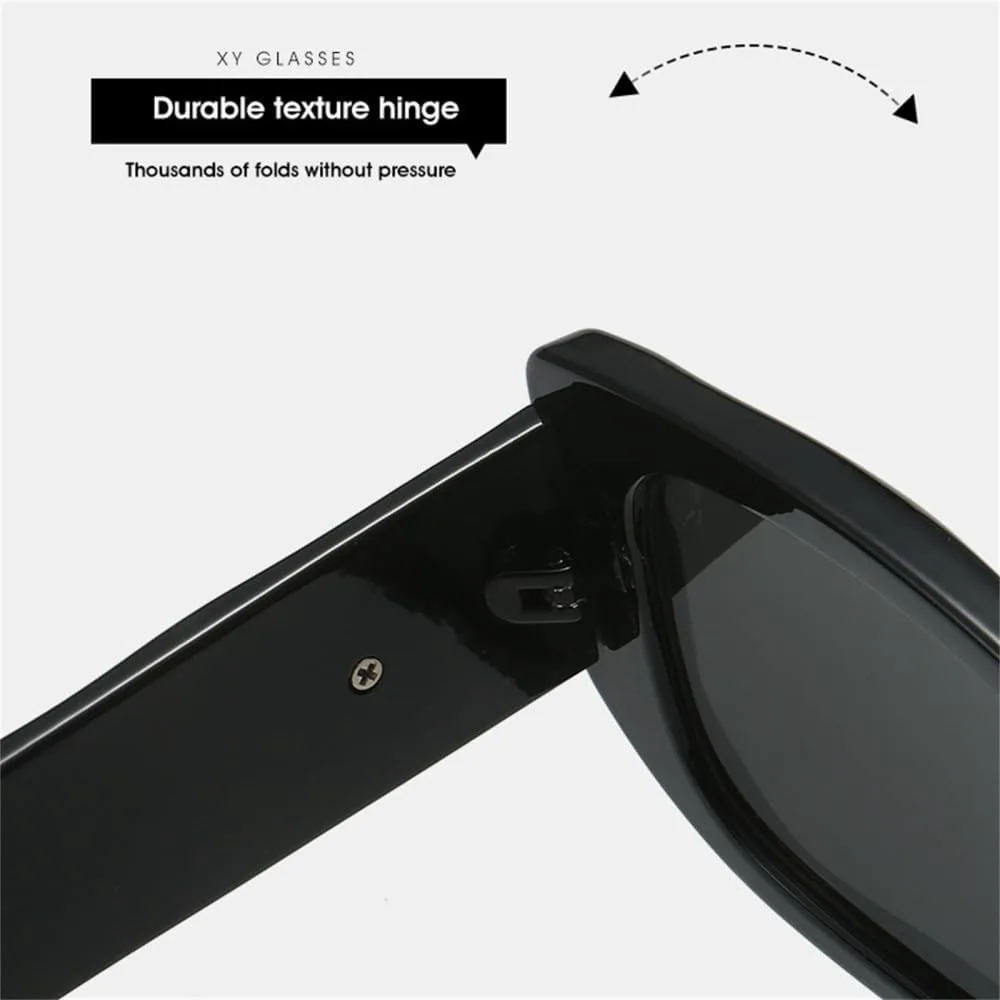 

Солнцезащитные очки для женщин и мужчин, прямоугольные линзы из поликарбоната, декоративная оправа, винтажные очки, защита от ультрафиолета UV400 MTZJH, C4