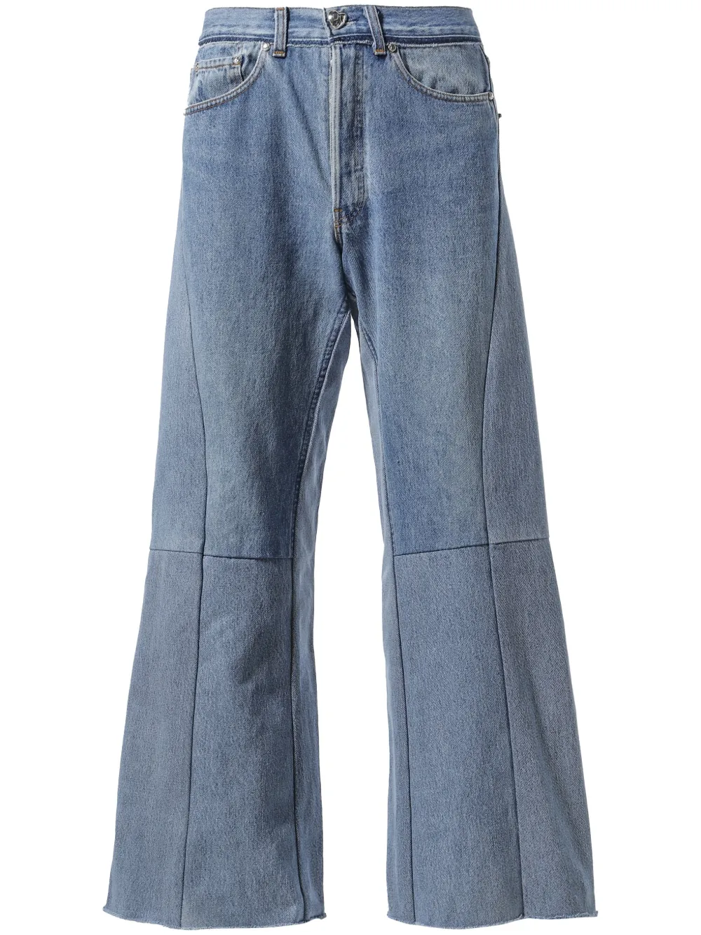 

Джинсы bootcut со вставками Readymade, синий