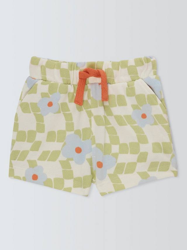 

Детские шорты John Lewis , цвет Green Check Floral