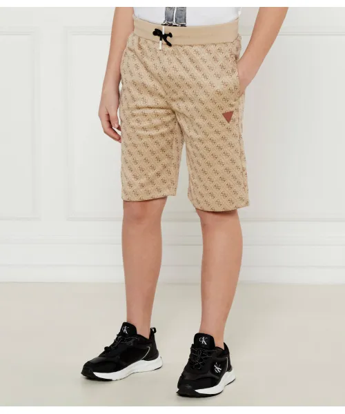 

Шорты Regular fit Guess Active, бежевый