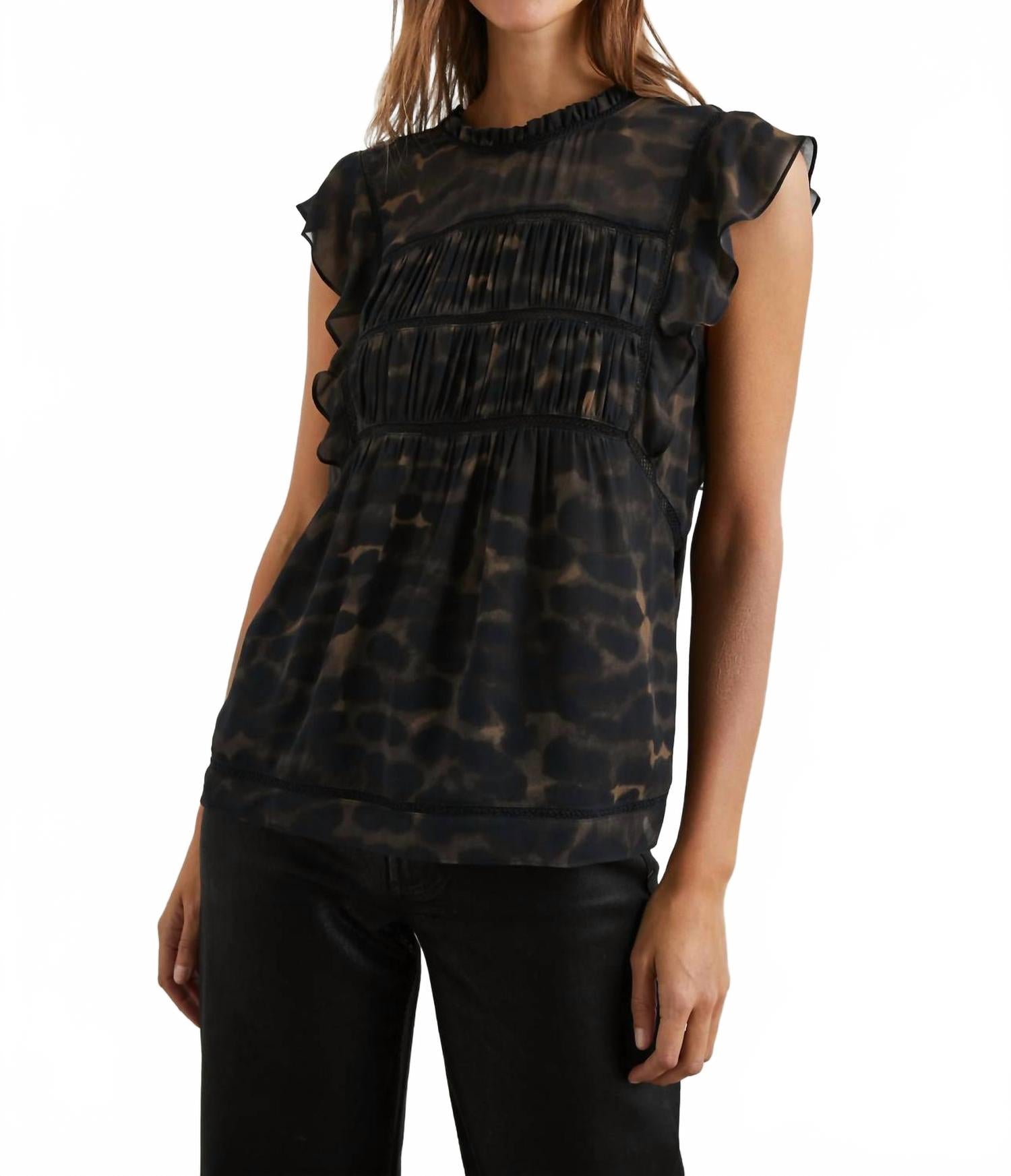 

Rails Топ Filomena цвета коричневого леопарда