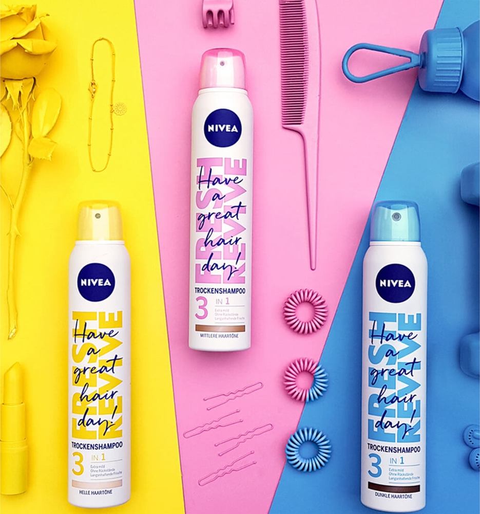 Сухой шампунь Fresh Revive для максимального объема Nivea, light tones 200 мл — фото 4