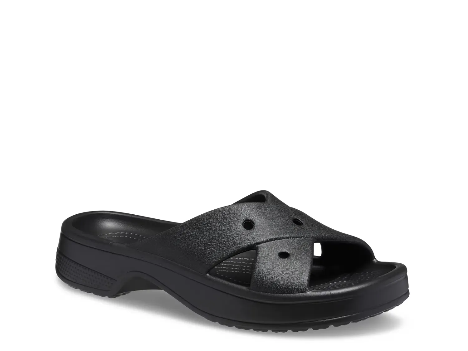 Классические сандалии с перекрещивающимися ремешками - женские Crocs, Black