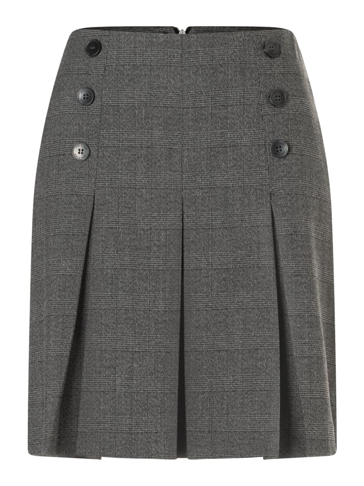 

Короткая плиссированная юбка в клетку глен-клет из эластичной ткани двухцветного цвета More & More