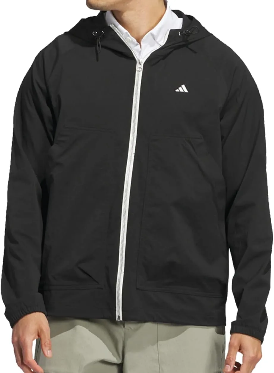 Куртка Adidas Golf Men's Go-To Utility DWR Full-Zip Jacket, черный