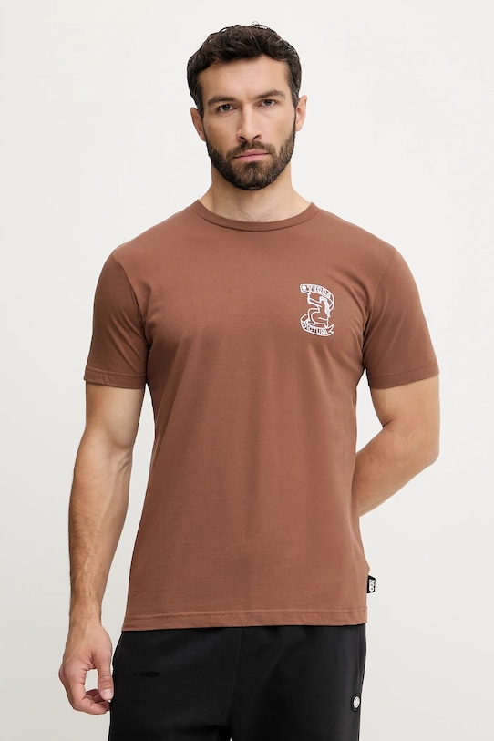 

Хлопковая футболка Terra Picture, коричневый