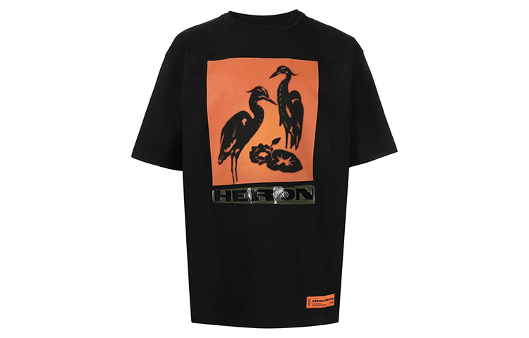 

Футболка мужская черная HERON PRESTON