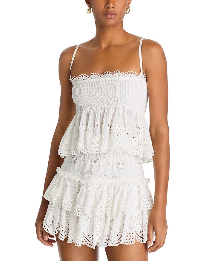 

Топ Condie LoveShackFancy, белый