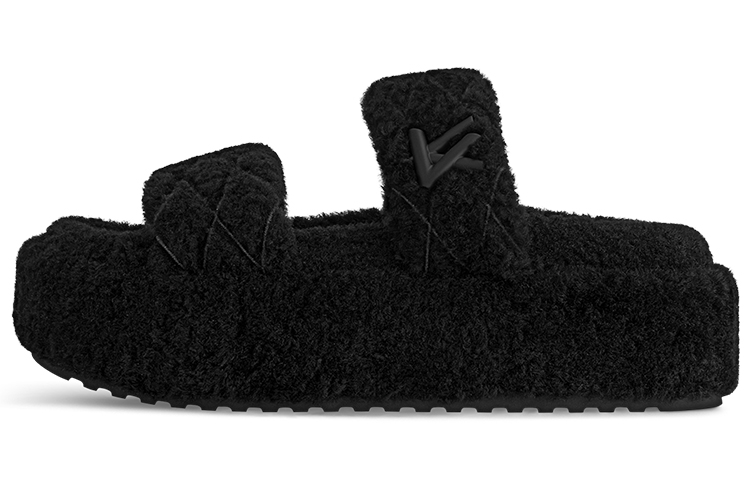 LOUIS VUITTON Сандалии Sunset Slide женские черные