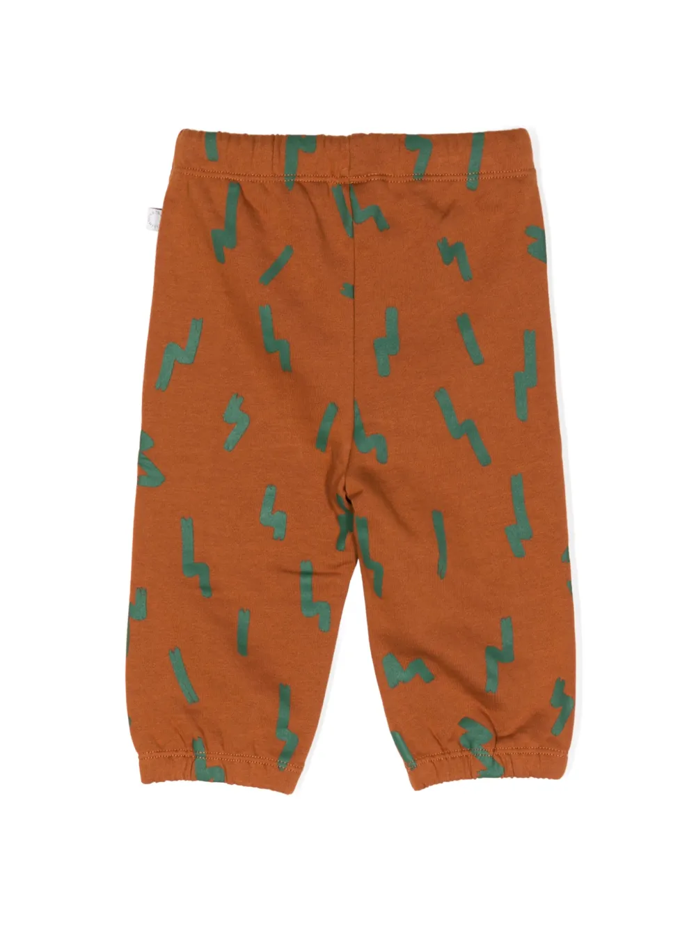 Брюки с абстрактным принтом Stella McCartney Kids, коричневый — фото 2