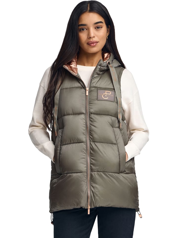 

Polo Club Стеганый жилет цвета хаки