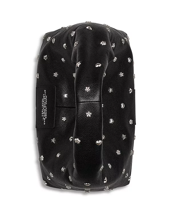 Миниатюрная кожаная сумка-мешок Icon с заклепками Marc Jacobs, черный — фото 4