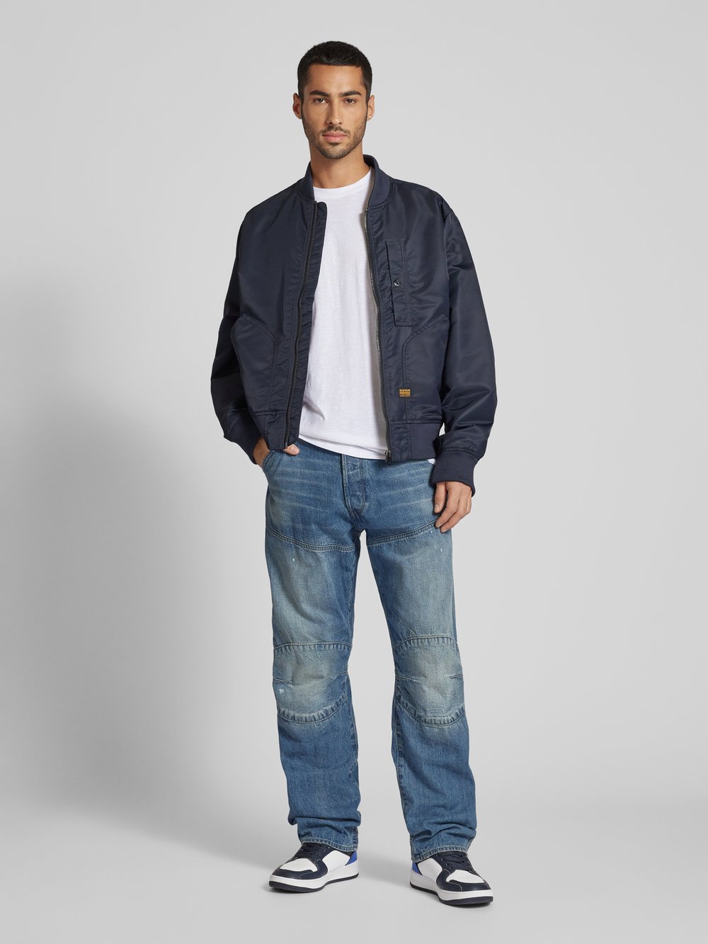 

Джинсы прямого кроя с разделительными швами G-Star Raw, синий