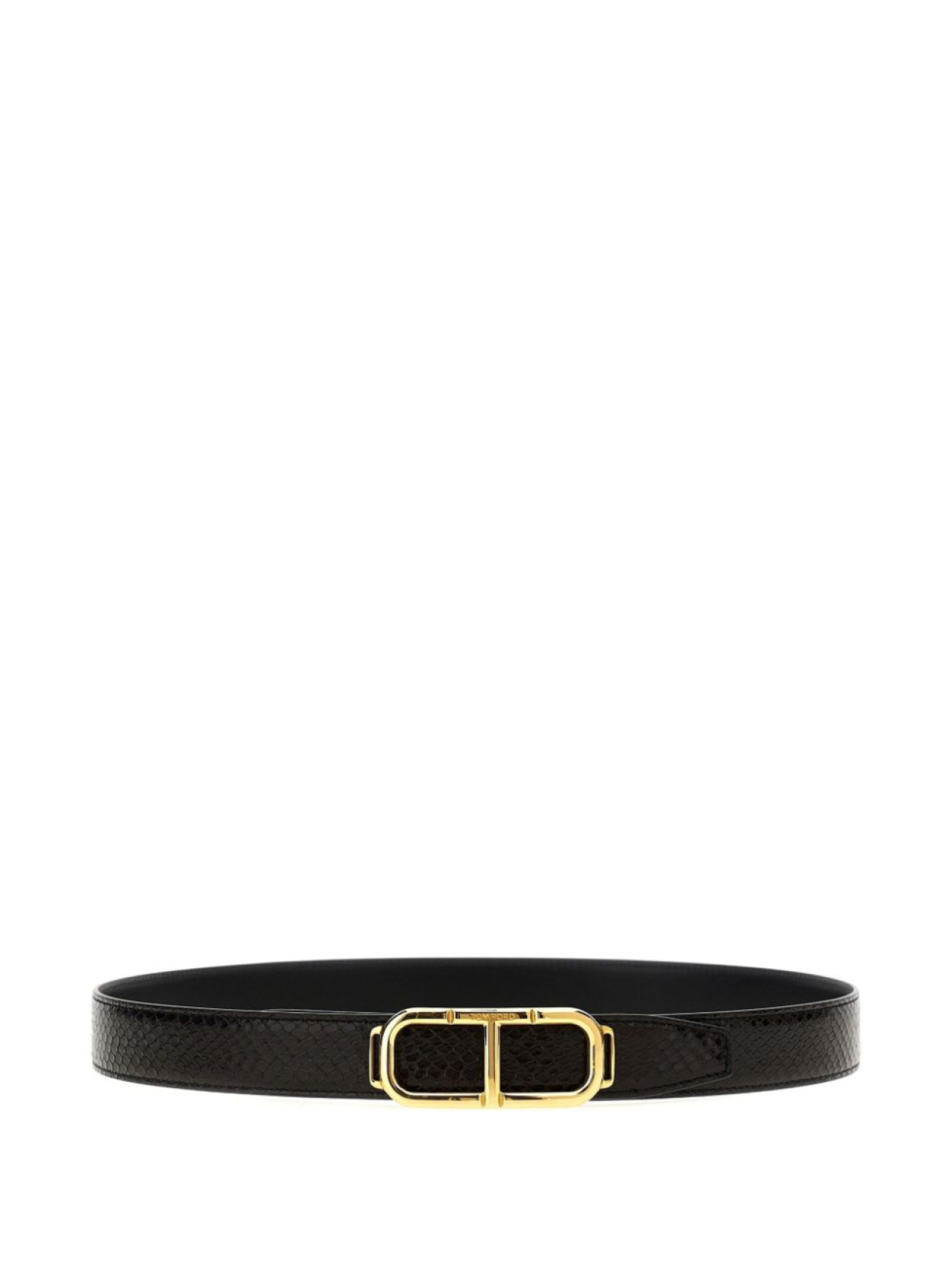 

Ремень с логотипом TOM FORD T, коричневый