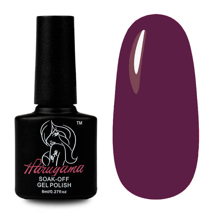 

Лак для ногтей Haruyama 417 Purple Cherry Hybrid, 8 мл
