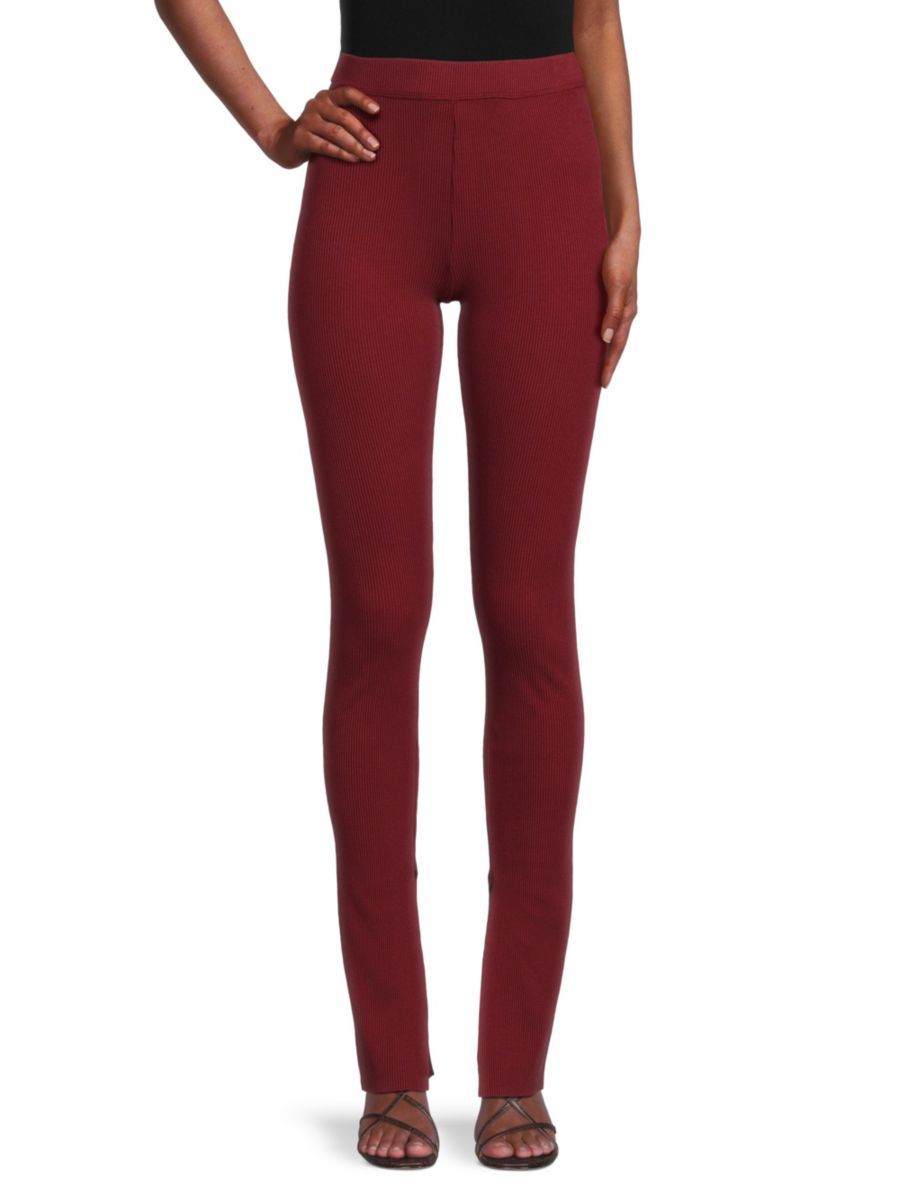 

Леггинсы в рубчик The Range, цвет Berry