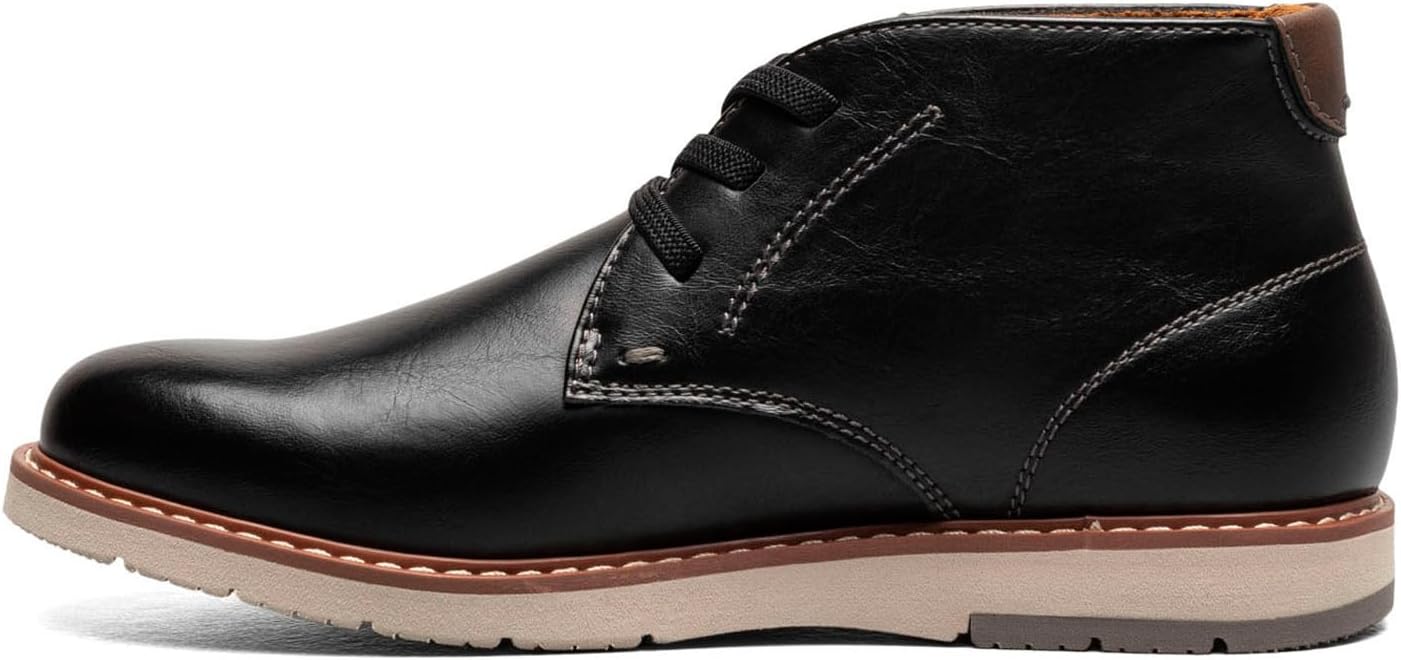 Ботинки Florsheim для мальчиков, Vibe Plain Toe Chukka - для маленьких и больших детей, черный — фото 4