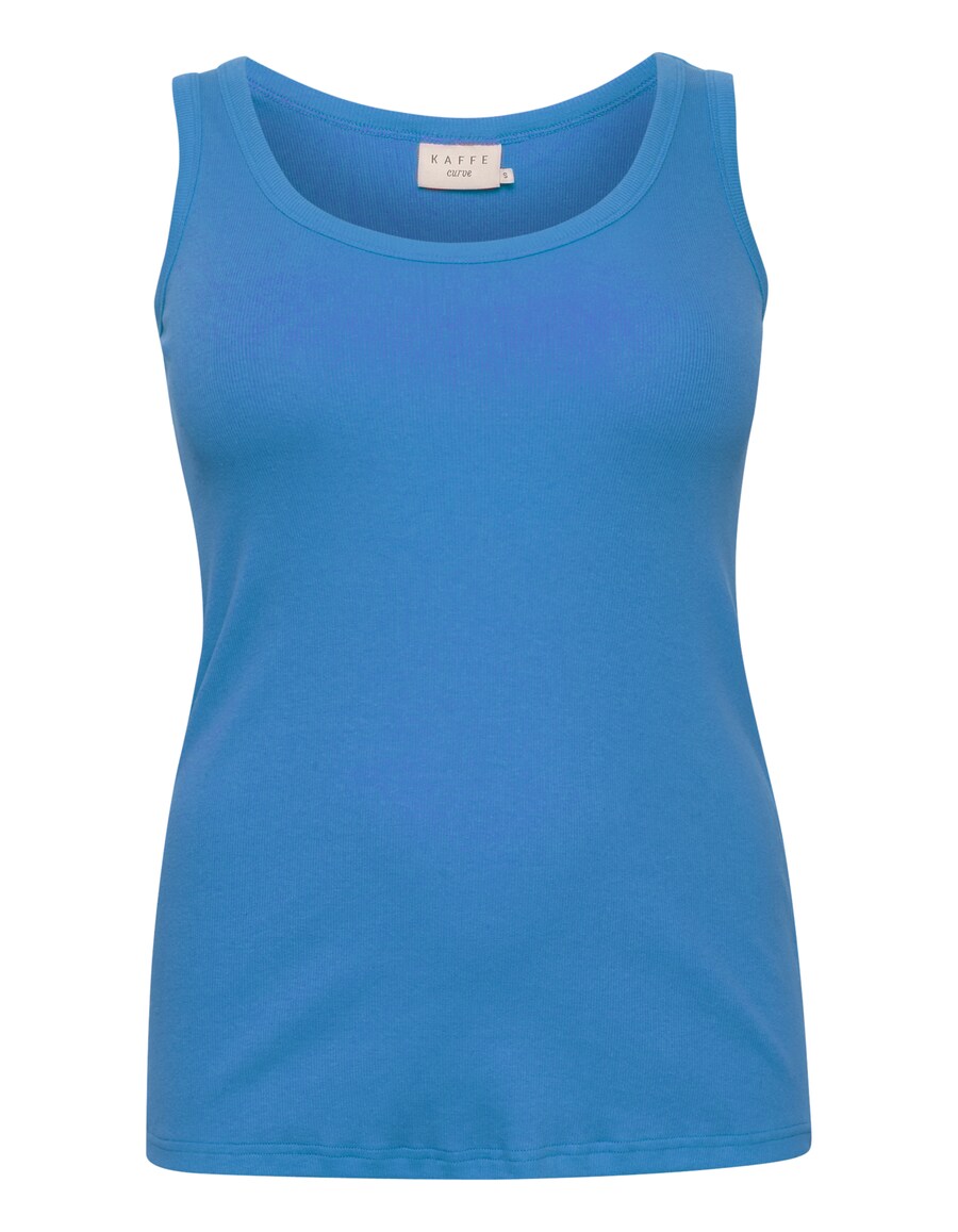 

Топ без рукавов KAFFE CURVE Top, синий