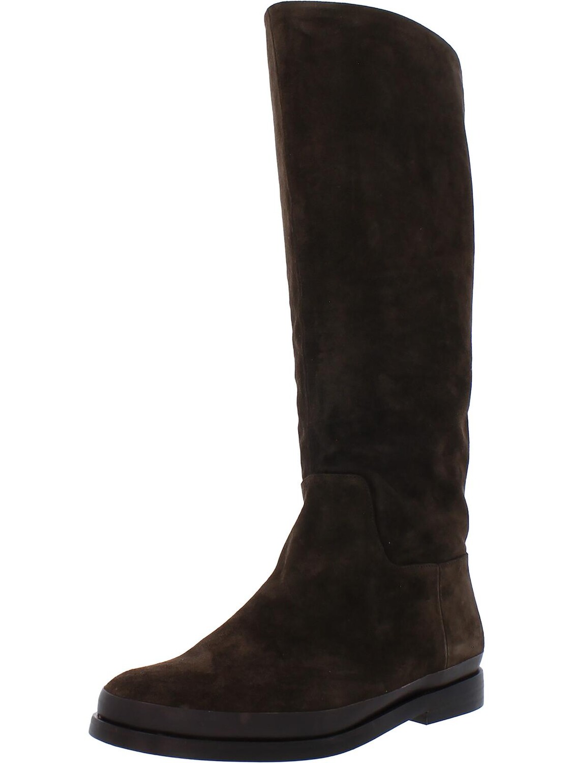 

Женские однотонные сапоги до колена Carleigh без застежек Vince, цвет Clove Suede