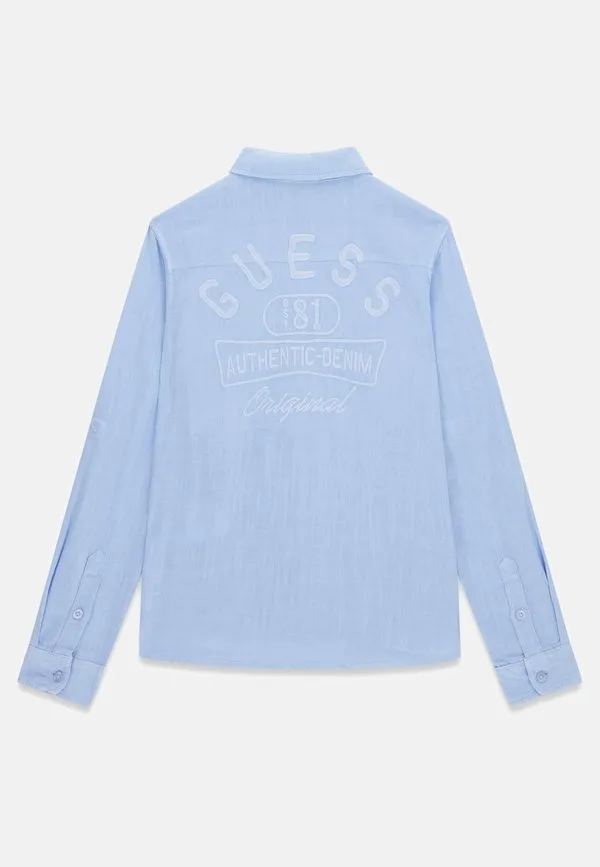 Рубашка Guess, Hellblau — фото 2