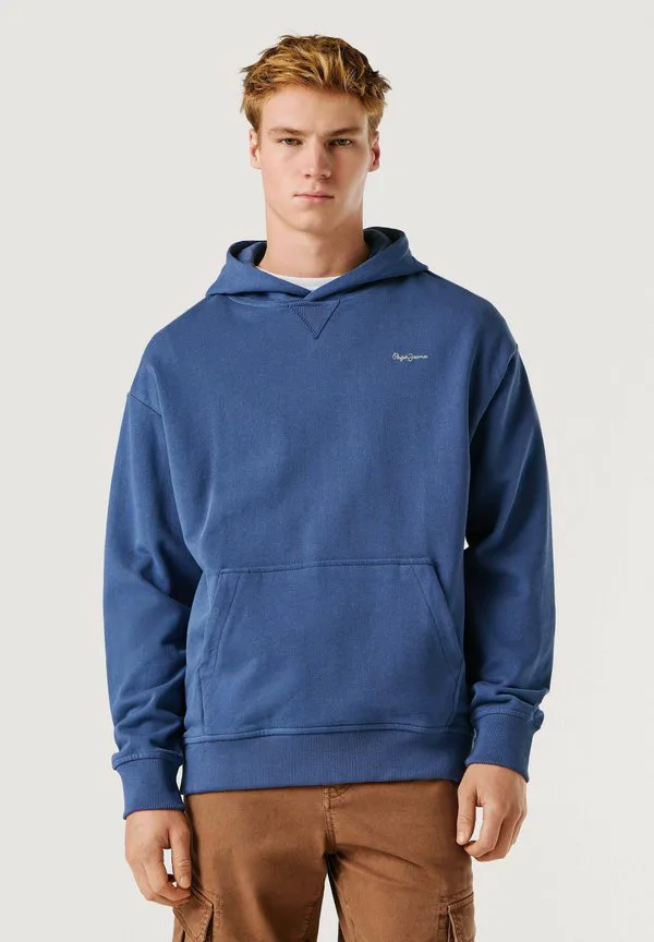 

Худи с маленьким логотипом Pepe Jeans, Washed Navy Blue, Серый, Худи с маленьким логотипом Pepe Jeans, Washed Navy Blue