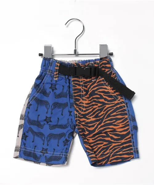Детские шорты с принтом Zebra RUGGEDWORKS голубые