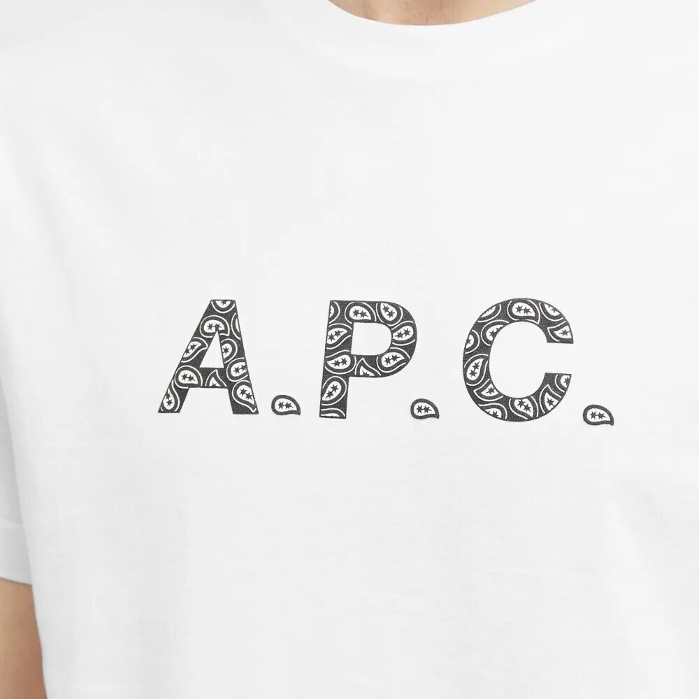 

A.P.C. Футболка с логотипом james paisley, белый
