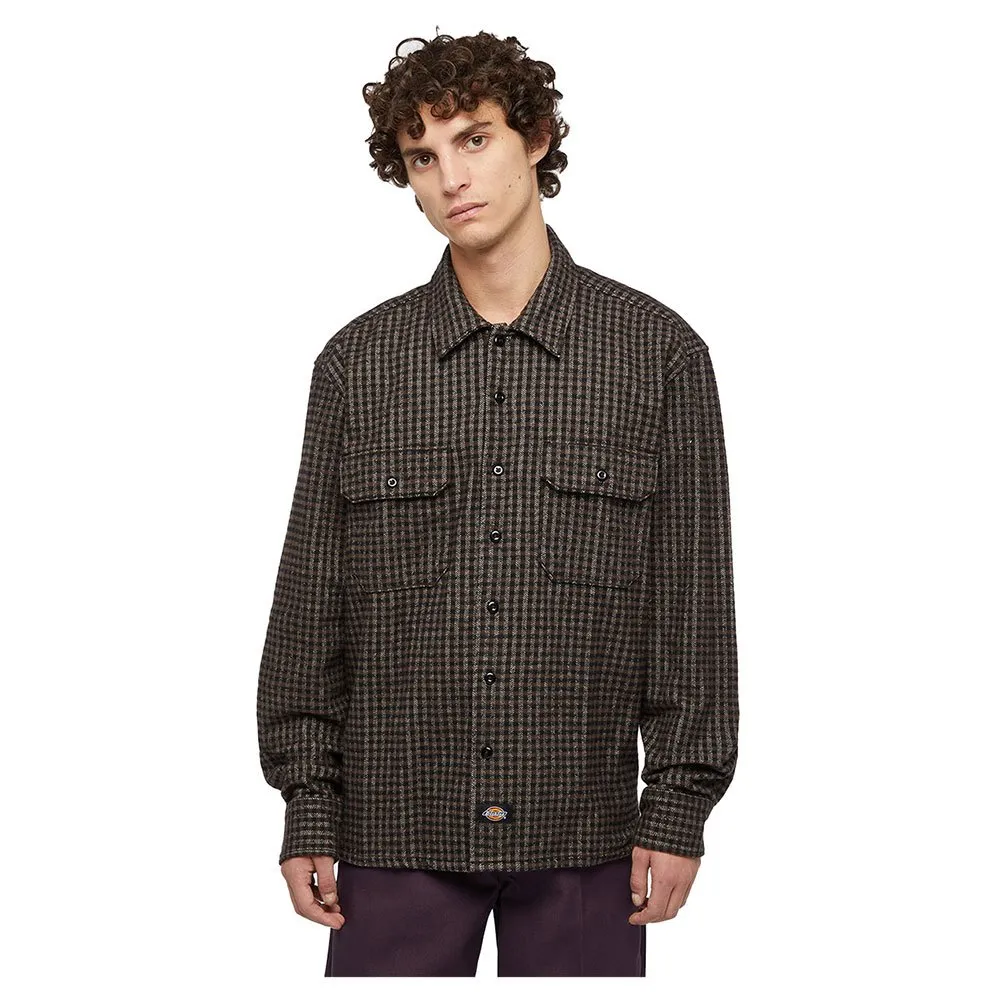 

Рубашка Dickies Frenchtown, коричневый/черный