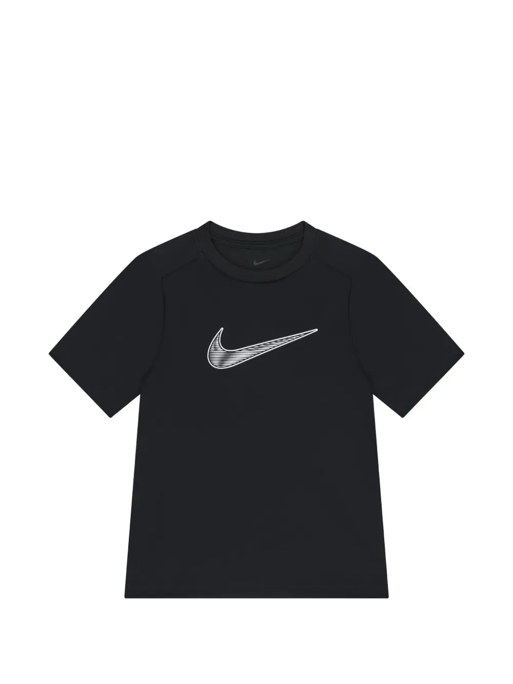 Футболка с логотипом Nike Kids, черный