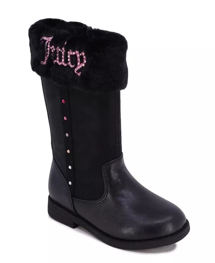 

Уютные ботинки для маленьких девочек Juicy Couture, черный