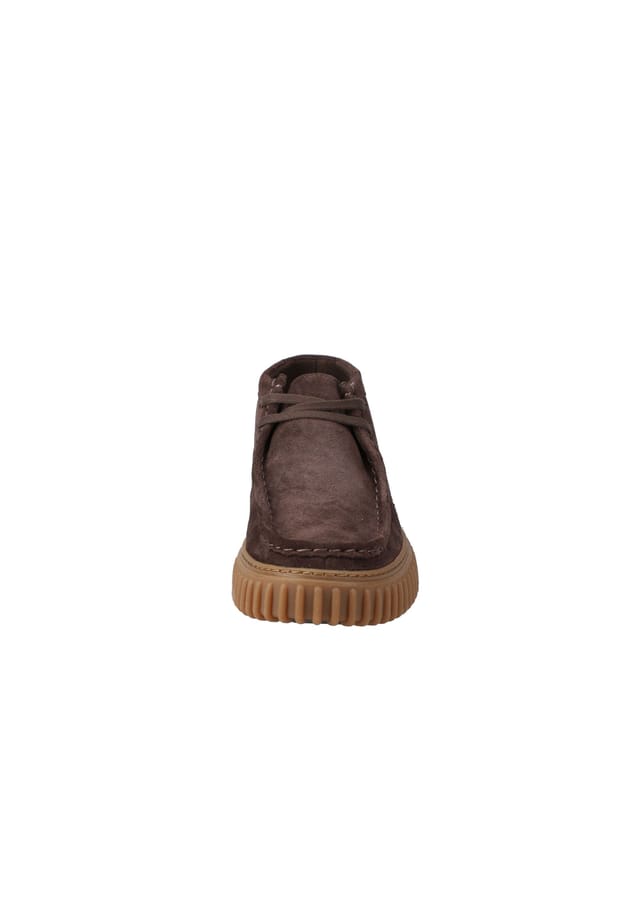 Ботинки унисекс Clarks Torhill Hi замшевые, темно-коричневый