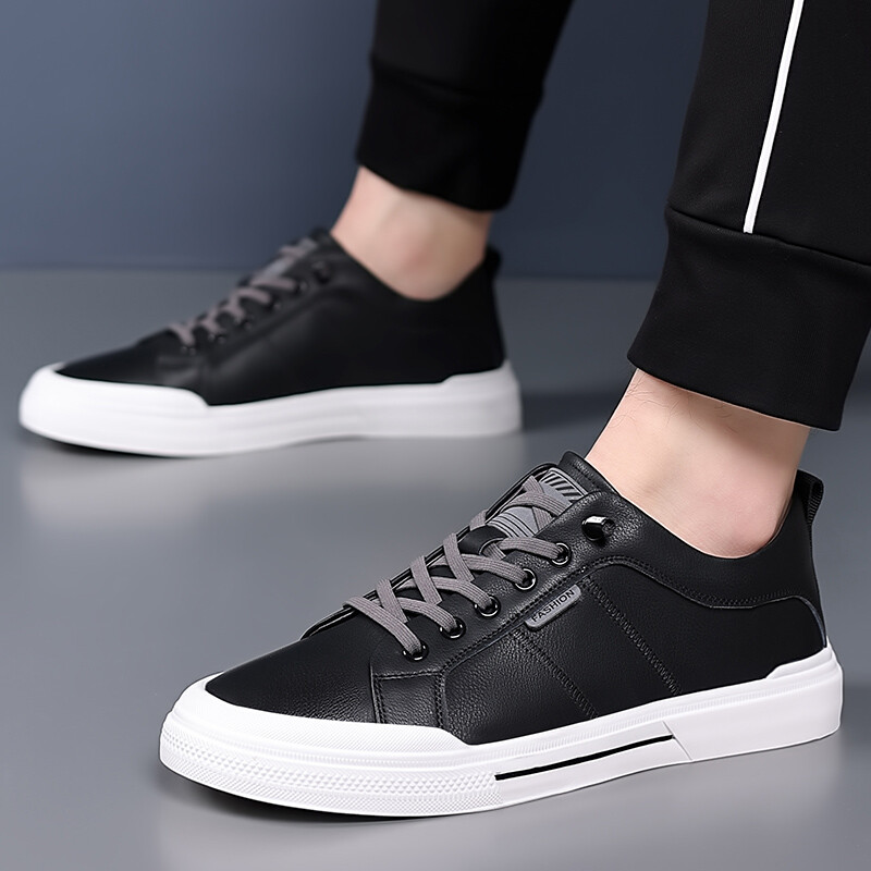 Туфли мужские Men"s Casual Men Low-Top Captain Illy, белый — фото 3