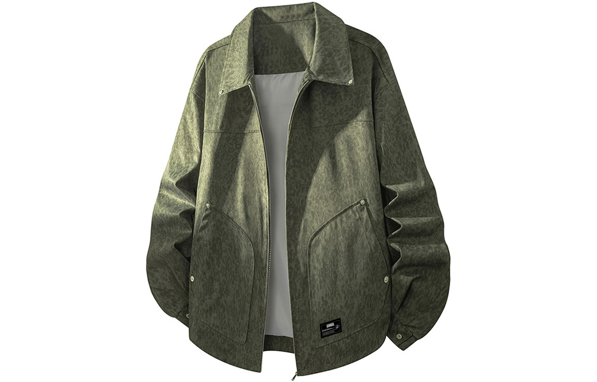 

Куртки унисекс с лацканами умеренной ширины ZIAREL, зеленый