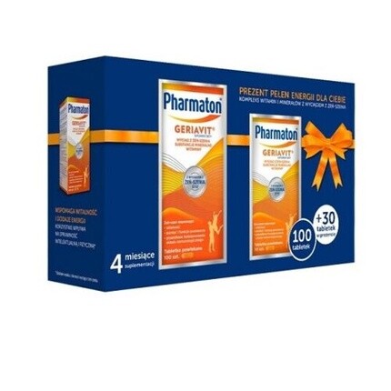 

Гериавит 100+30 таблеток Vitality Fatigue Original, Pharmaton