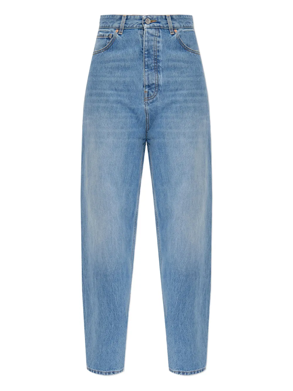 

Джинсы в технике пэчворк VETEMENTS, синий