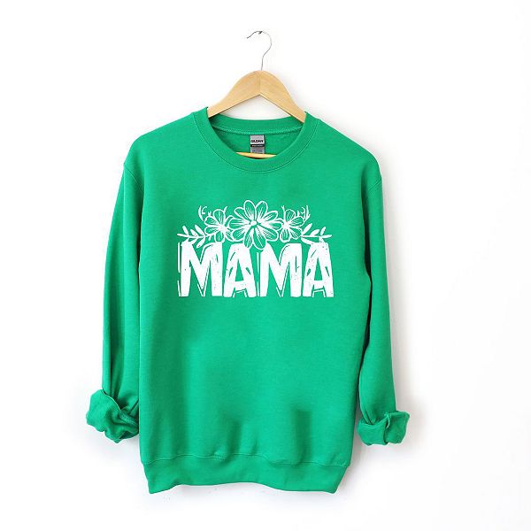

Свитшот Mama с цветочным принтом Simply Sage Market, Grass