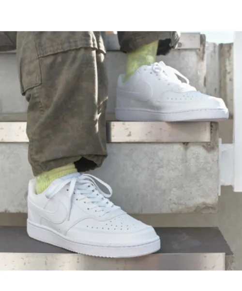 Унисекс кроссовки в стиле 80-х COURT VISION LO NN NIKE белые