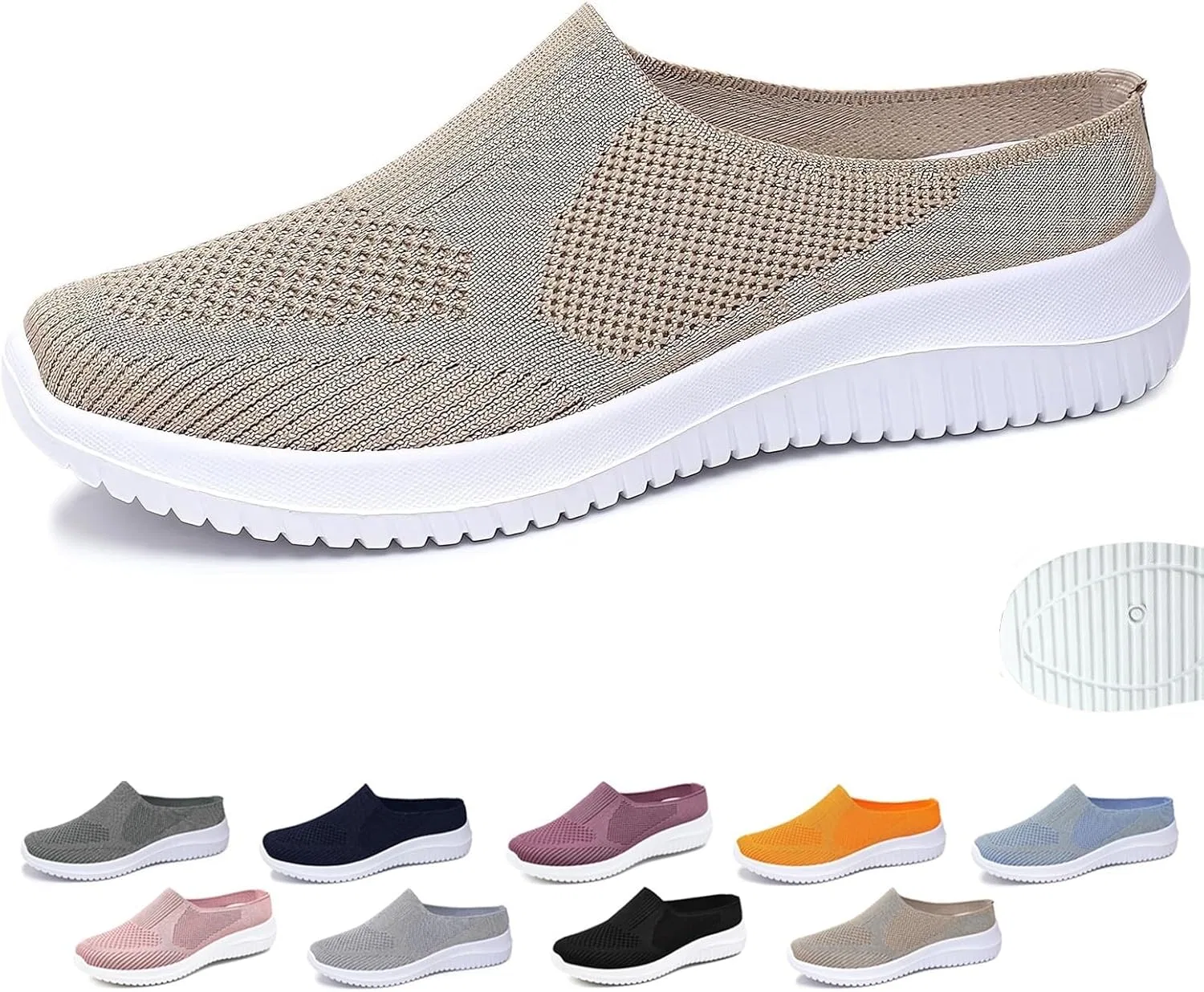 Мужские лоферы дышащие, Beige TZBVVQZ